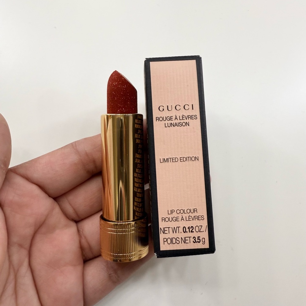 Gucci 515 Holiday Limited Edition Glitter Lipstick
